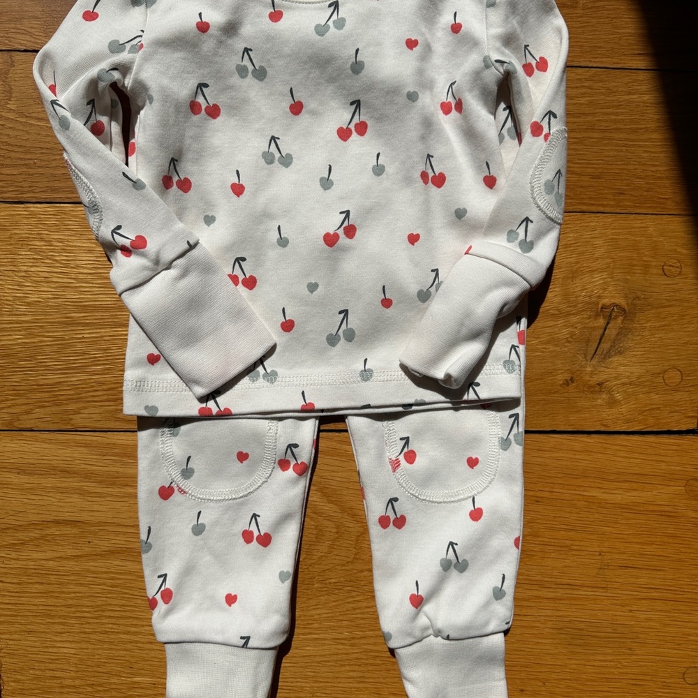 Cherry Print Kids Pajama Set